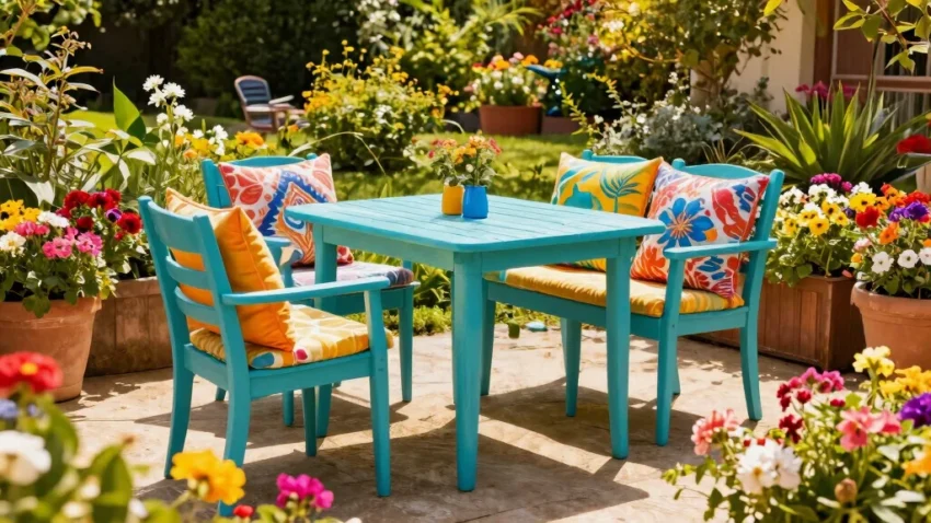 10 Colorful Outdoor Furniture Ideas to Liven Up Your Backyard