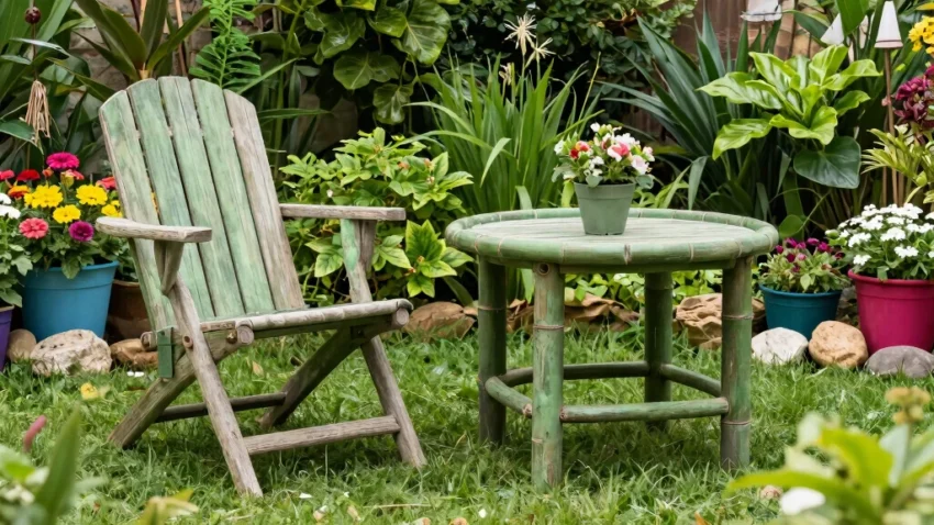 8 Green Outdoor Furniture Ideas to Blend with Your Garden