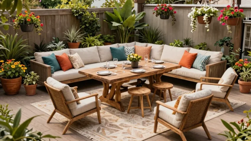 8 Large Deck Furniture Layout Ideas to Fill Your Space Beautifully