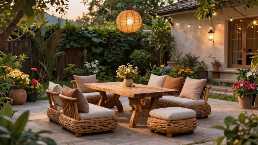 9 Backyard Patio Furniture Ideas for Relaxing Outdoor Spaces