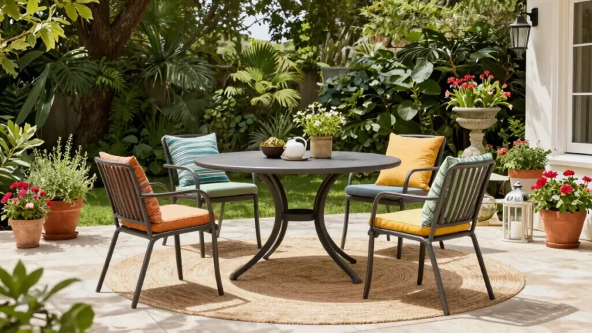 9 Metal Patio Furniture Ideas That Are Durable and Stylish