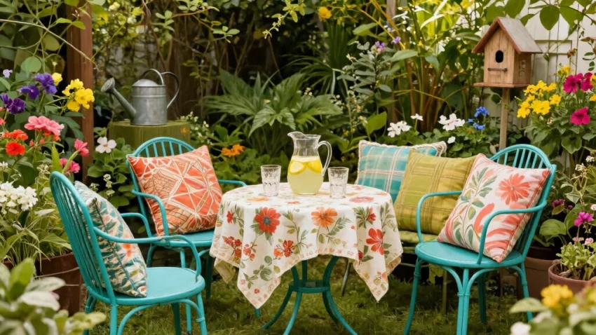 9 Retro Patio Furniture Ideas That Bring Nostalgic Style Outside
